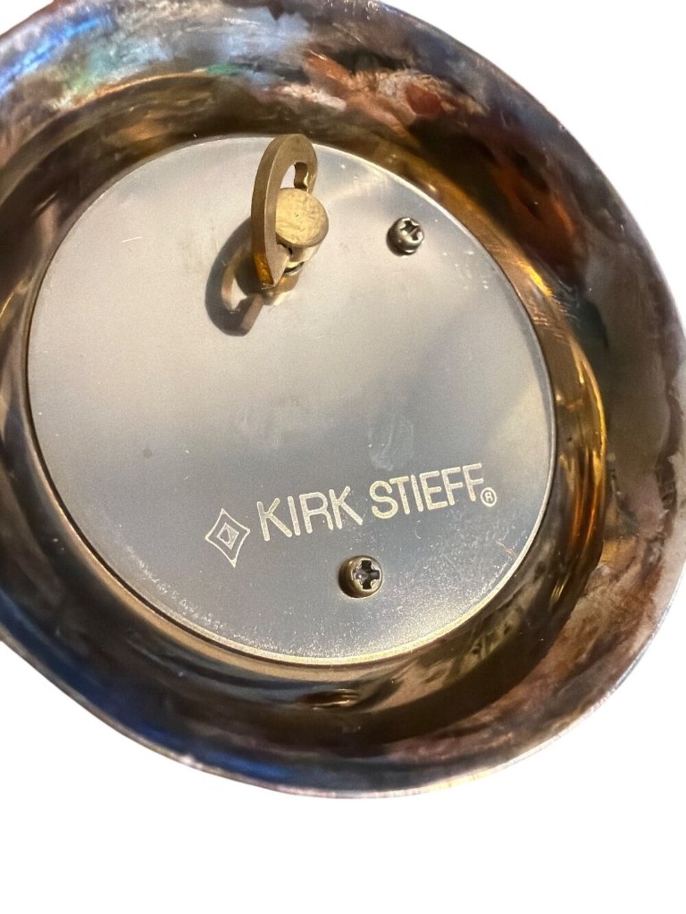 Vintage 1993 Kirk Stieff Musical Bell Silver Plate Santa Comes To Town 3.5" - Picture 4 of 6